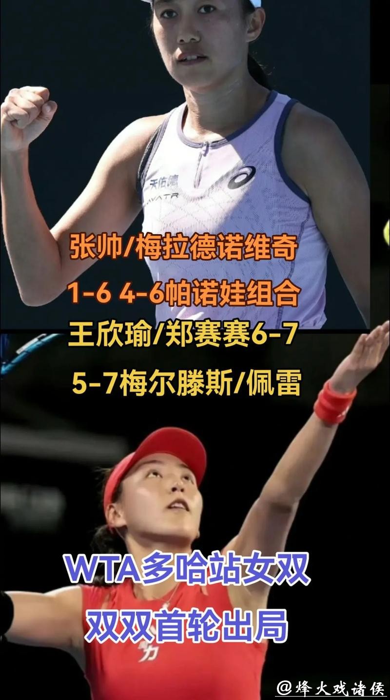 WTA排名:张帅女双排名重返前十 王欣瑜提升13位 WTA排名:张帅女双排名重返前十 王欣瑜提升13位